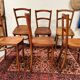 6 anciennes chaises bistrot