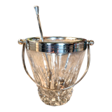 Ice bucket in christal and silver