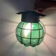 Marine lantern wall lamp in blown glass