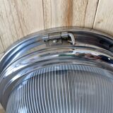Wall light ceiling light thick glass chrome metal support