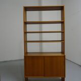 Pair of modernist Scandinavian libraries in teak, Sweden 1960