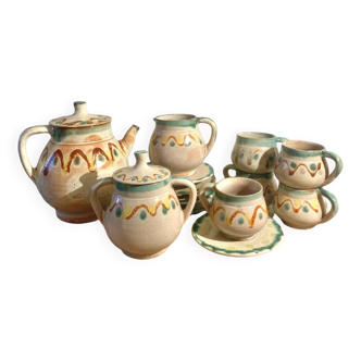 60s numbered tea set