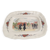 Serving dish sarreguemines