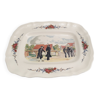 Serving dish sarreguemines