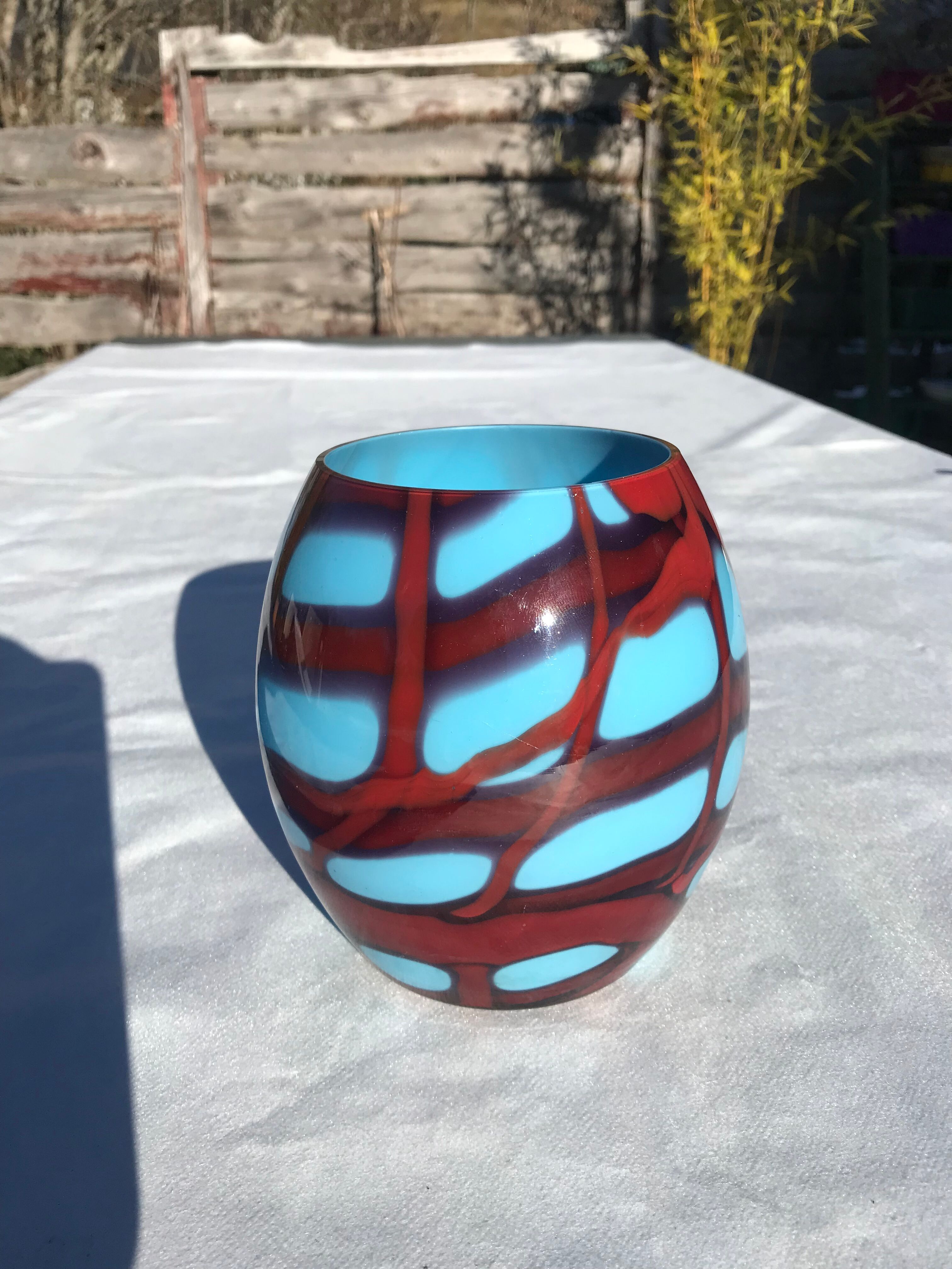 Art Deco glass vase