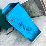 Blue workshop cupboard