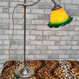 Desk lamp 1920 nickel plated . 58x 35