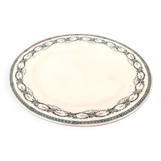 R&A (Rigale and Ameline) Salins Earthenware Compote Model Récamier