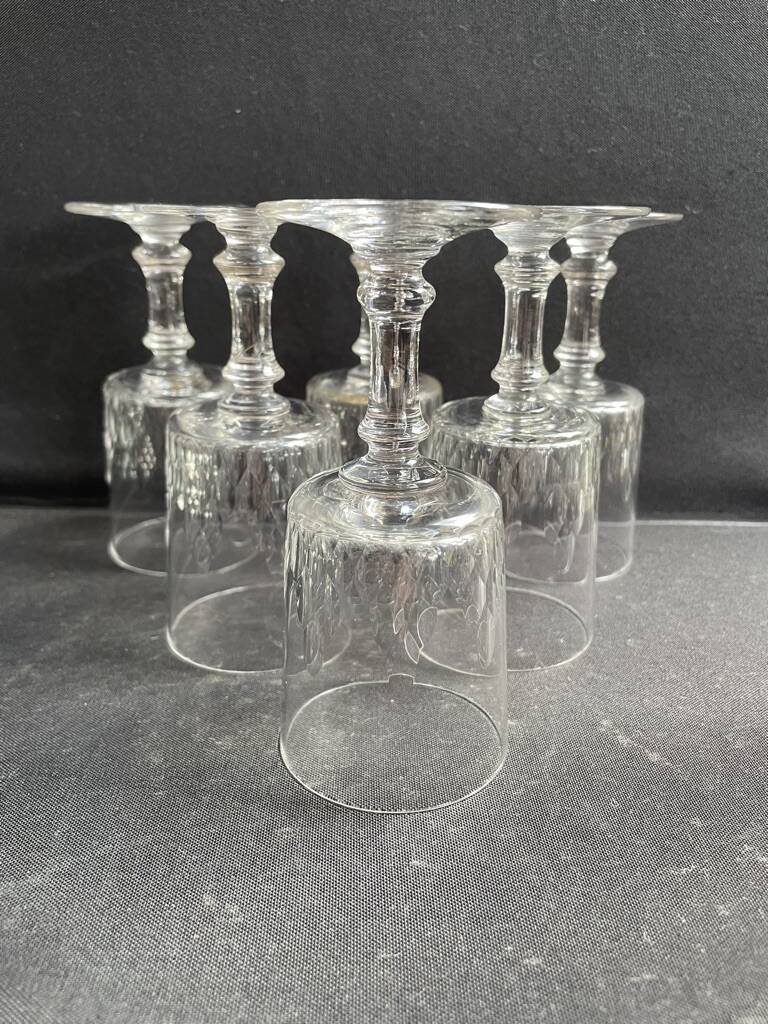 6 Baccarat Champigny wine glasses