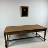 Oak work table, 1850