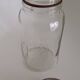 Bocal "mon jardin" en verre et aluminium
