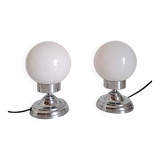 Pair of bedside lamps
