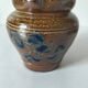 Glazed stoneware jug – hand-painted decoration