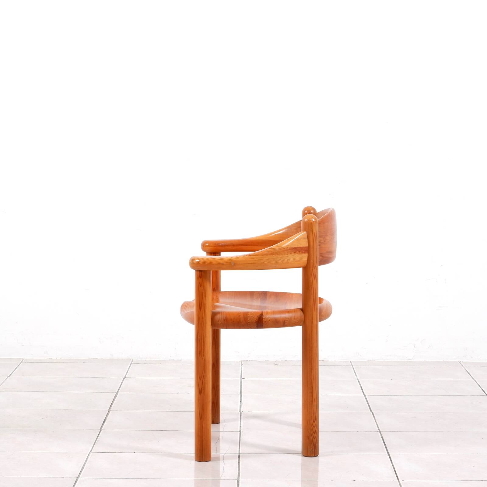 Set of 6 solid pinewood armchairs by Rainer Daumiller for Hirtshals Sawmill