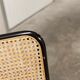 Pair of black Breuer b32 chairs and cannage