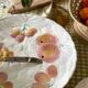 9 dessert plates and 1 barbotine dish from Sarreguemines