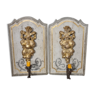 Pair of wall lamps