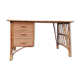 Bureau vintage en rotin et bambou Louis Sognot