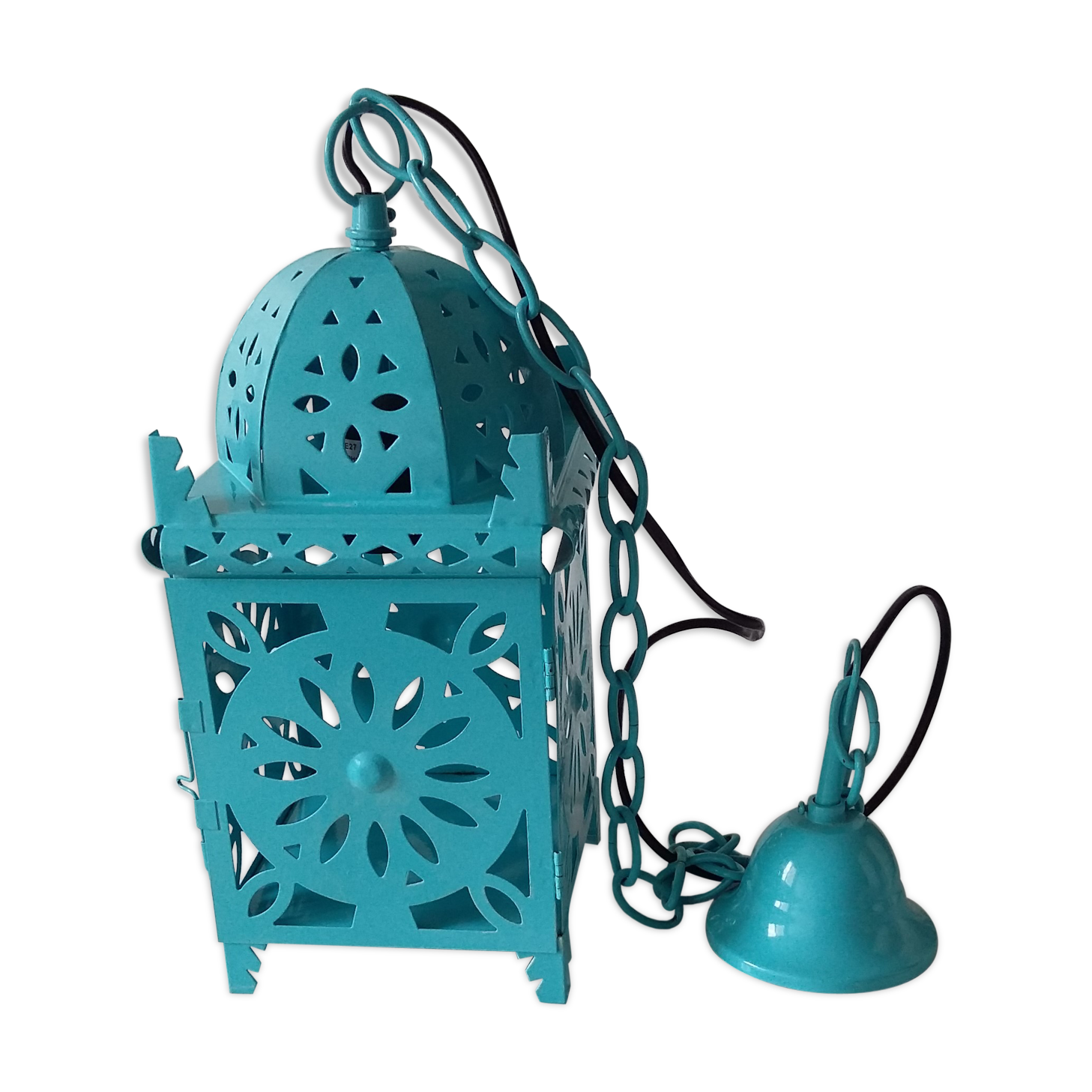 Oriental style lantern chandelier