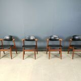 Vintage Cowhorn Dining Chairs by Tijsseling Meubelfabriek, Hulmefa, 1960s,