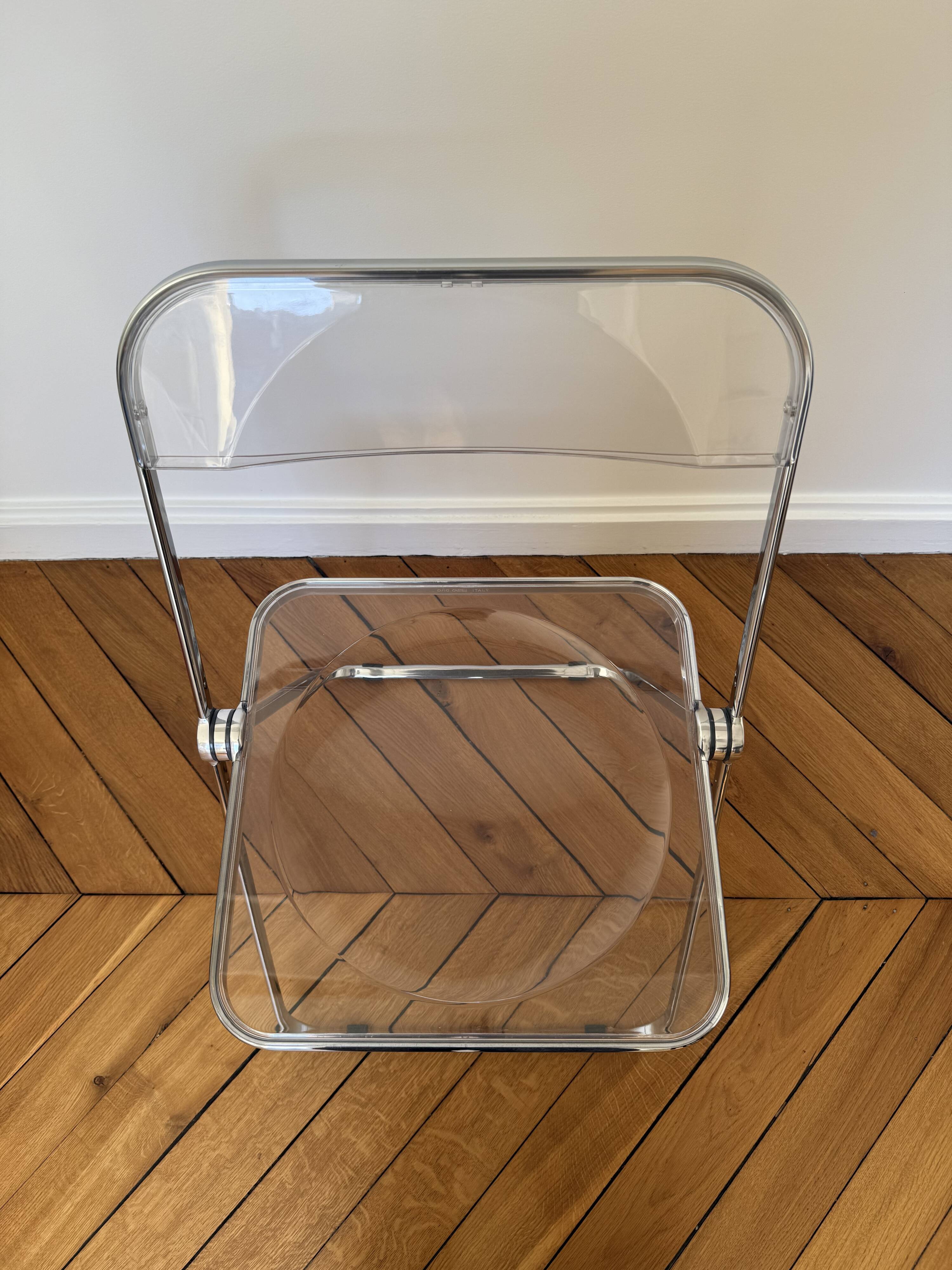 Folding chair Plia by Giancarlo Piretti for Anonima Castelli