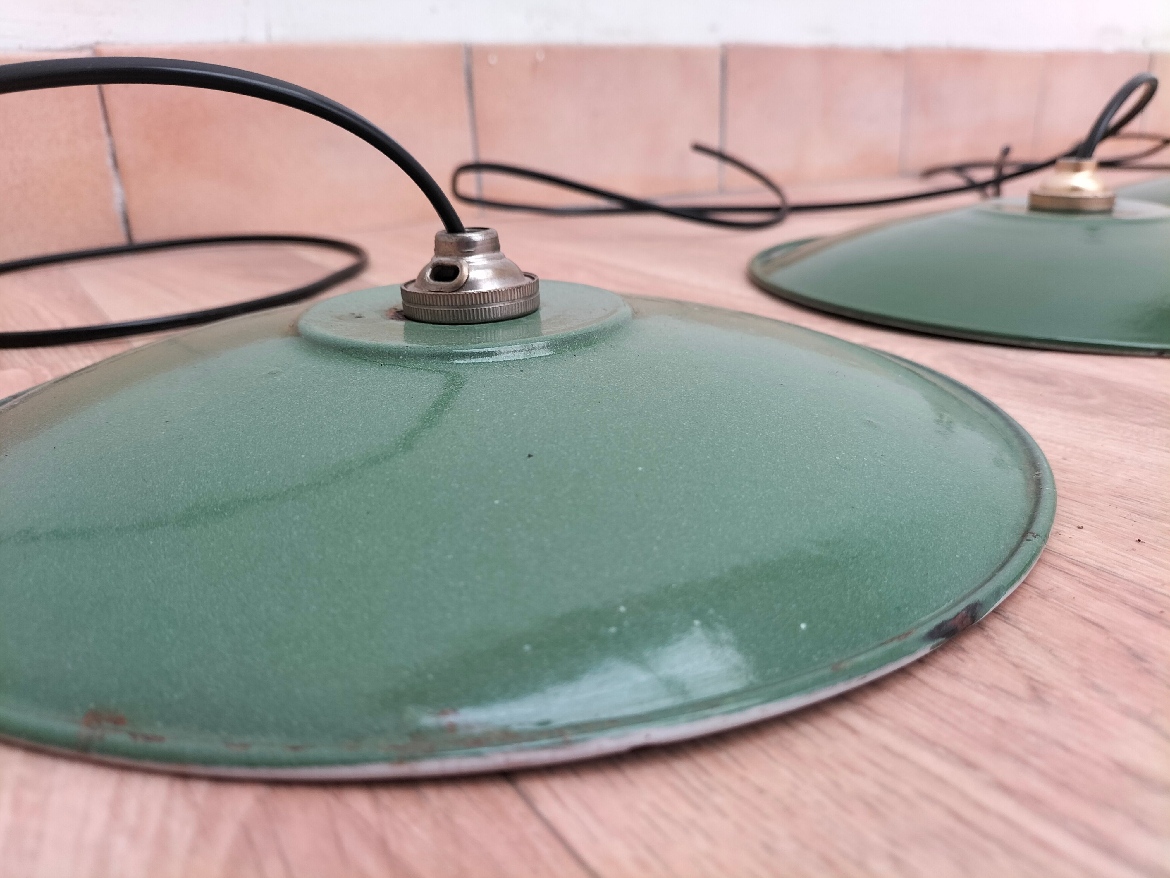 Set of antique lamps