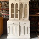 2-part ecru wooden dresser