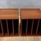 Vintage teak cubes for vinyl, Denmark C.1960