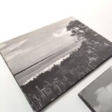 Photos beach la Tremblade black and white 1968