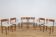 Chaises J39 Folkchairs par Børge Mogensen pour Farstrup, 1950s, Set de 6