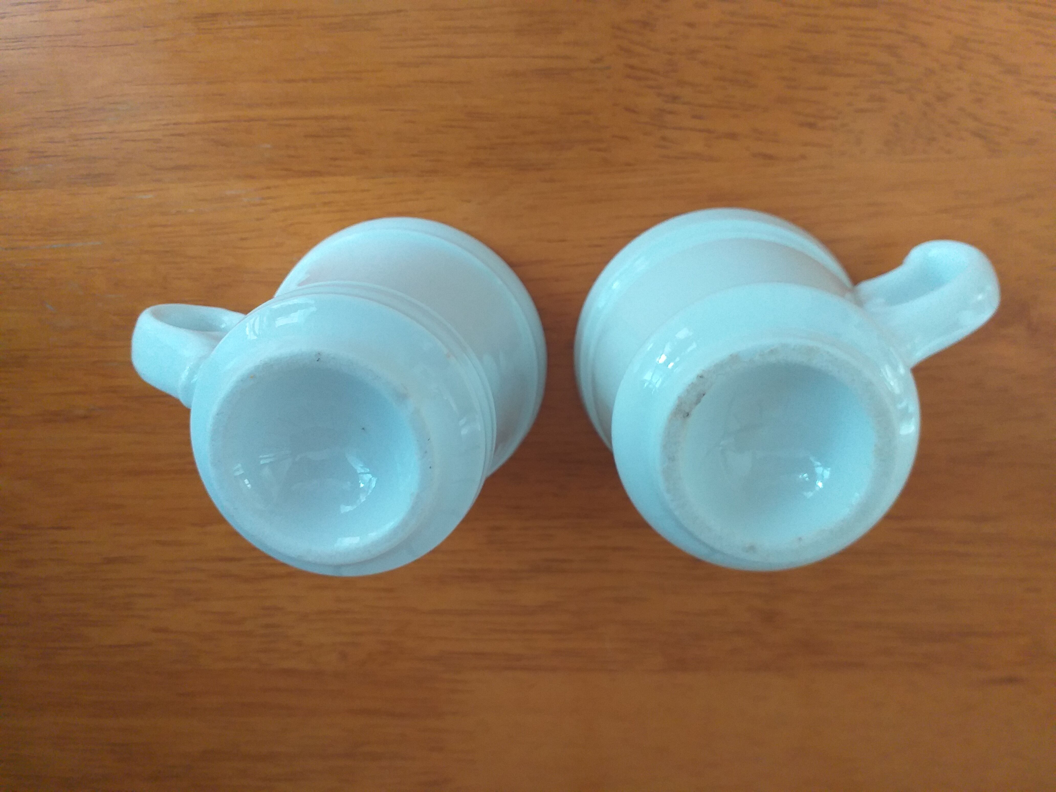 White porcelain fires