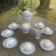 Service a café, compose de 17 pieces,  Poreylor,l amandinoise, vintage