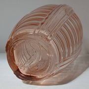 Vase en verre orange