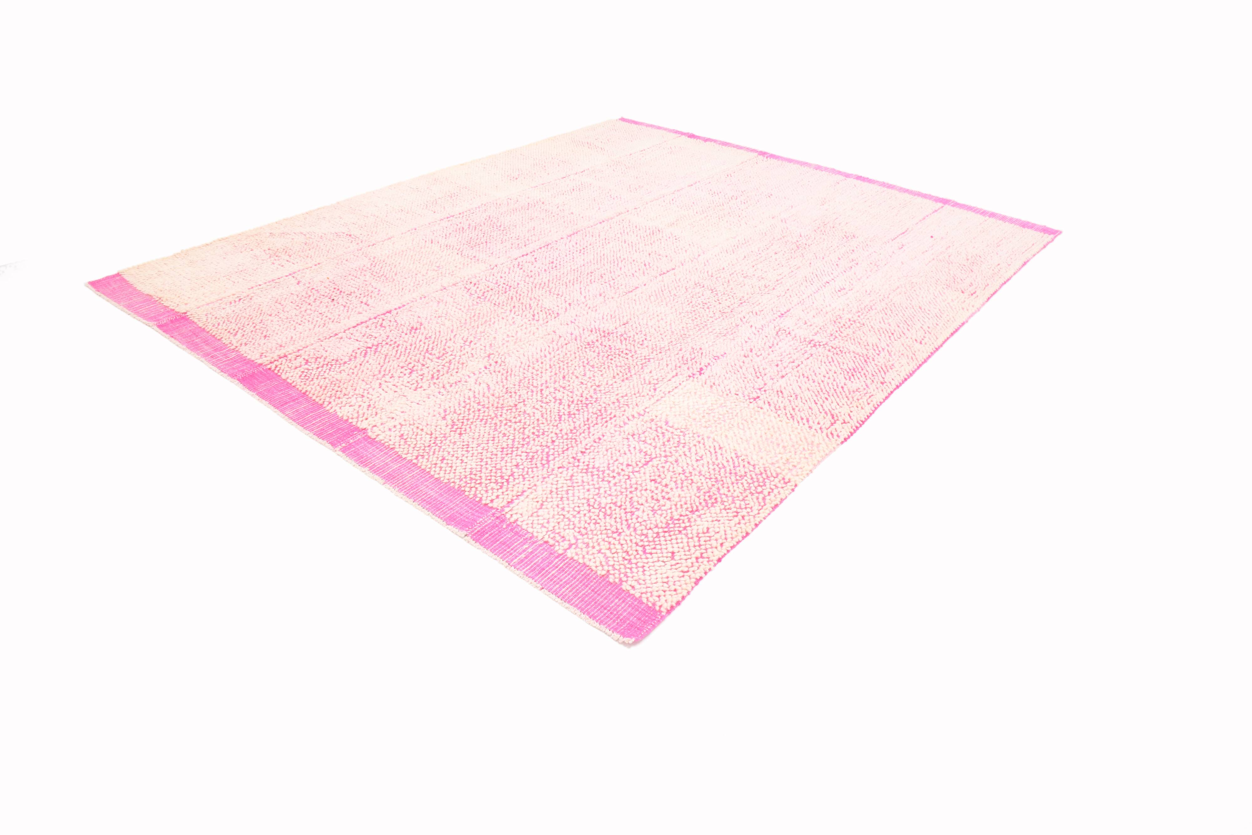 8x10 Pink & Beige Vintage Kilim Rug, 249x300Cm
