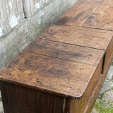 Wooden chest bench, 18th century