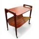 Bar / desserte roulante – Opal Kleinmöbel – design scandinave 1960