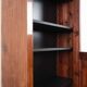 Walnut display cabinet, Danish design, 1960s, made in Denmark