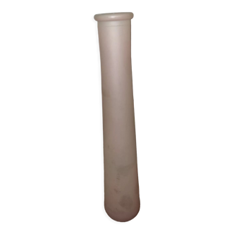 Vases oliflore verre rosé, 1980