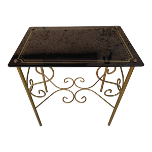 table en fer forgé &
