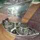 RARE silver-plated salt and pepper shaker set by Cristofle, Gallia collection