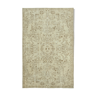 Hand-knotted one-of-a-kind turkish beige carpet 148 x 287 cm