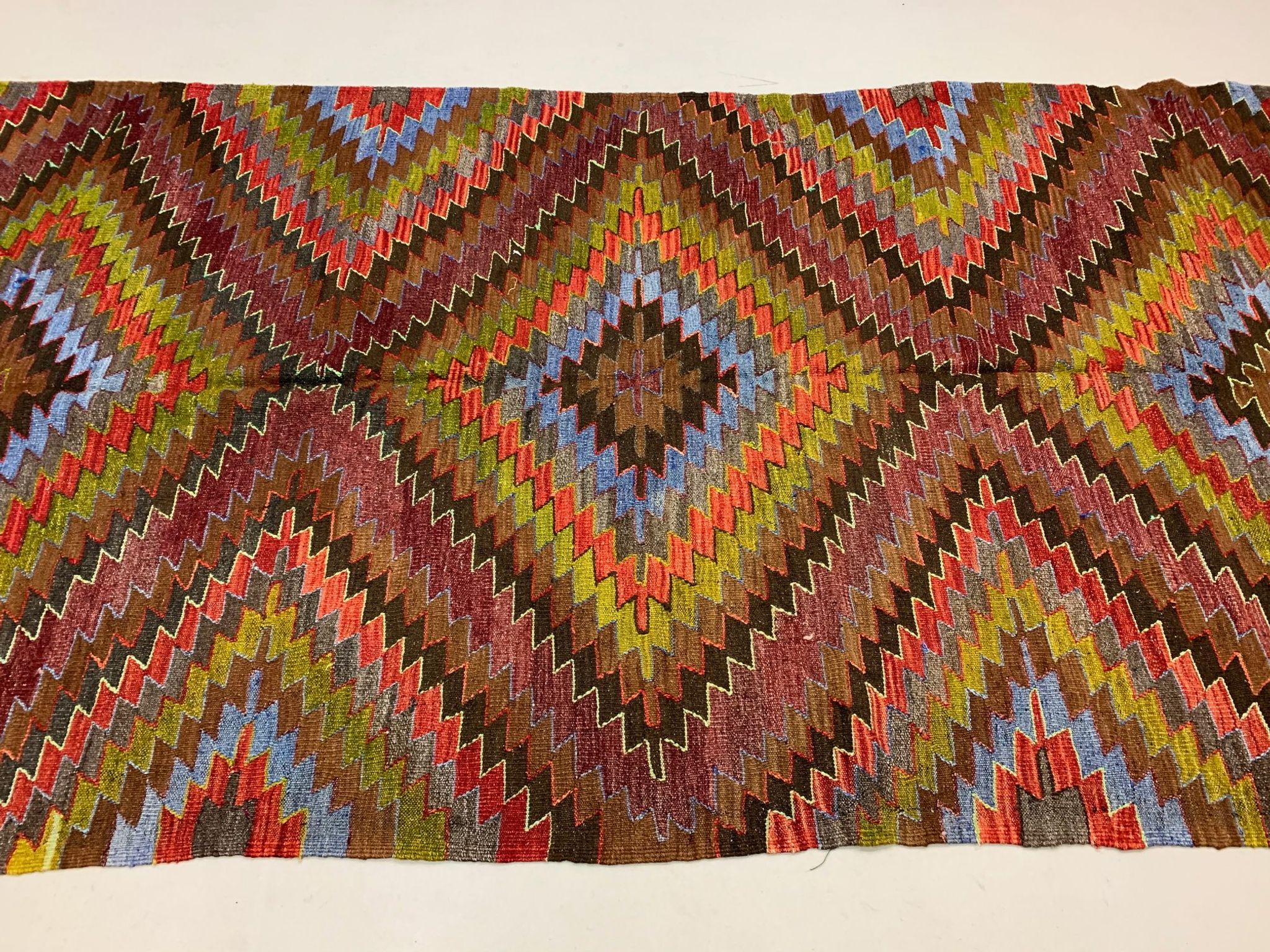 Turkish Kilim 342x150 cm wool
