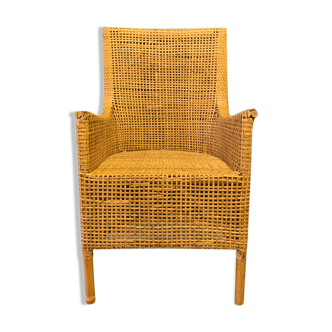 Wicker armchair