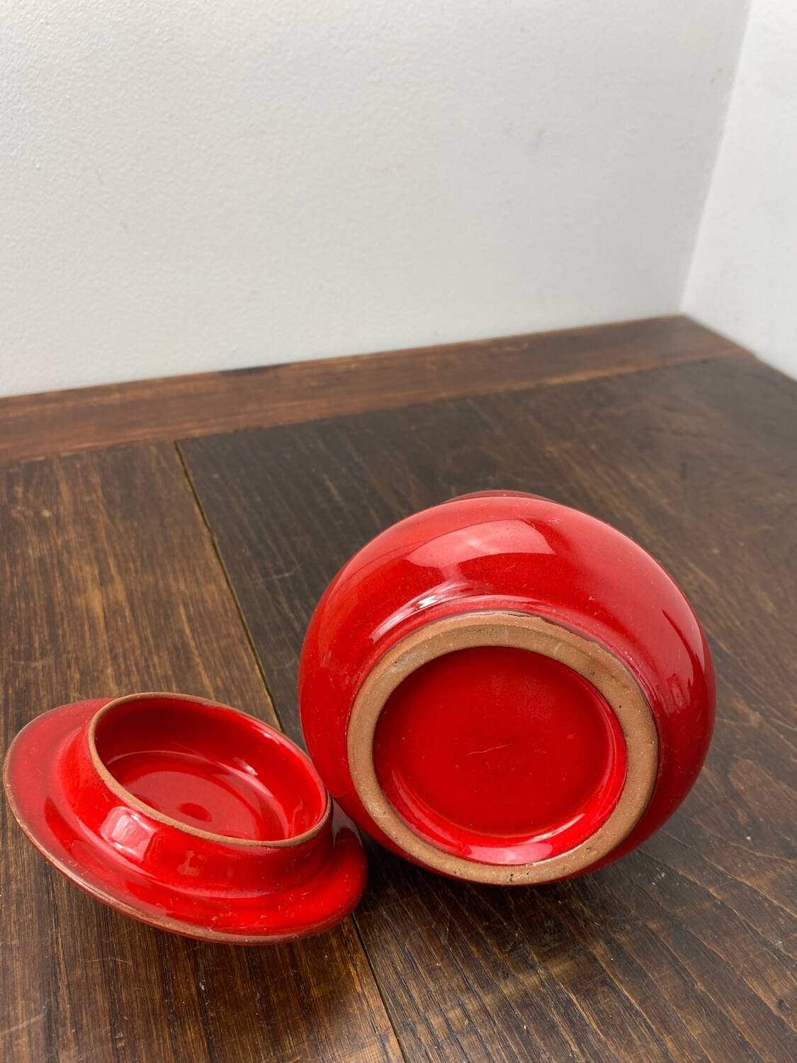 Vallauris ceramic sugar bowl