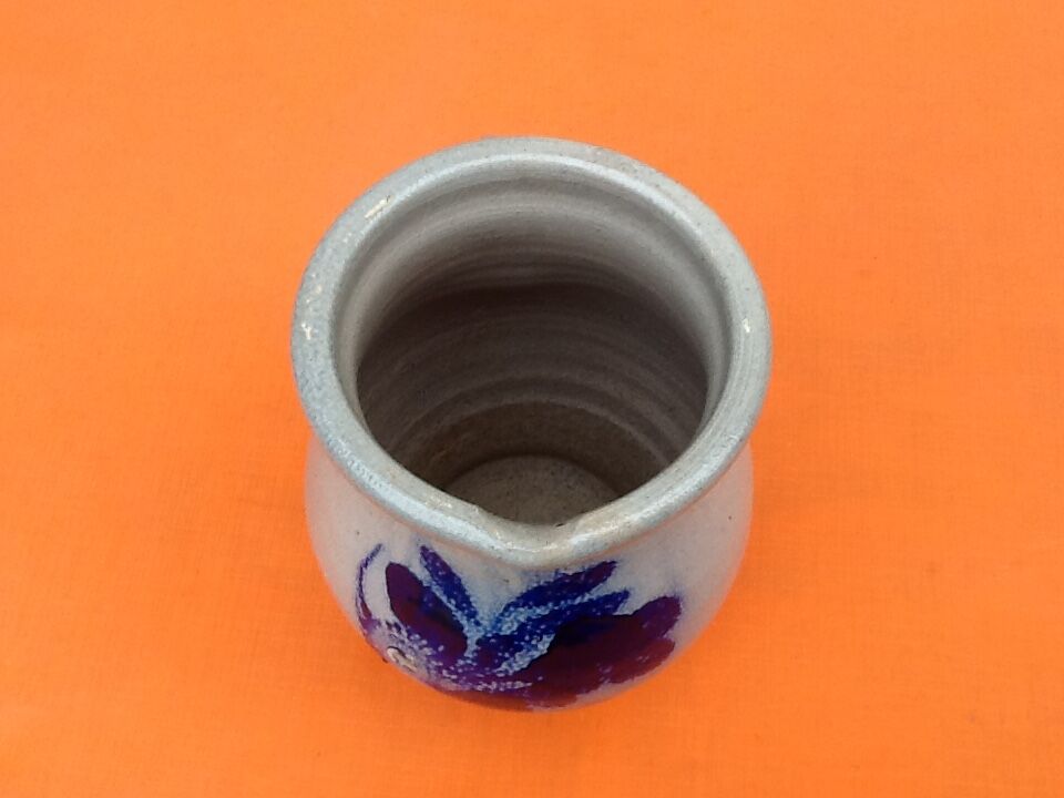 Pitcher grés d'alsace floral decoration