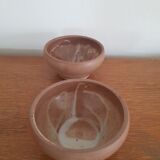 Set of 2 sandstone bowls