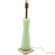 Lampe de table vintage moderne en verre de Murano vert, style Barovier & Toso  Italie, 1940