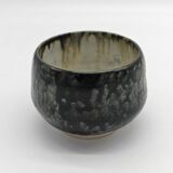 Bowl chawan enamel crystallization technique