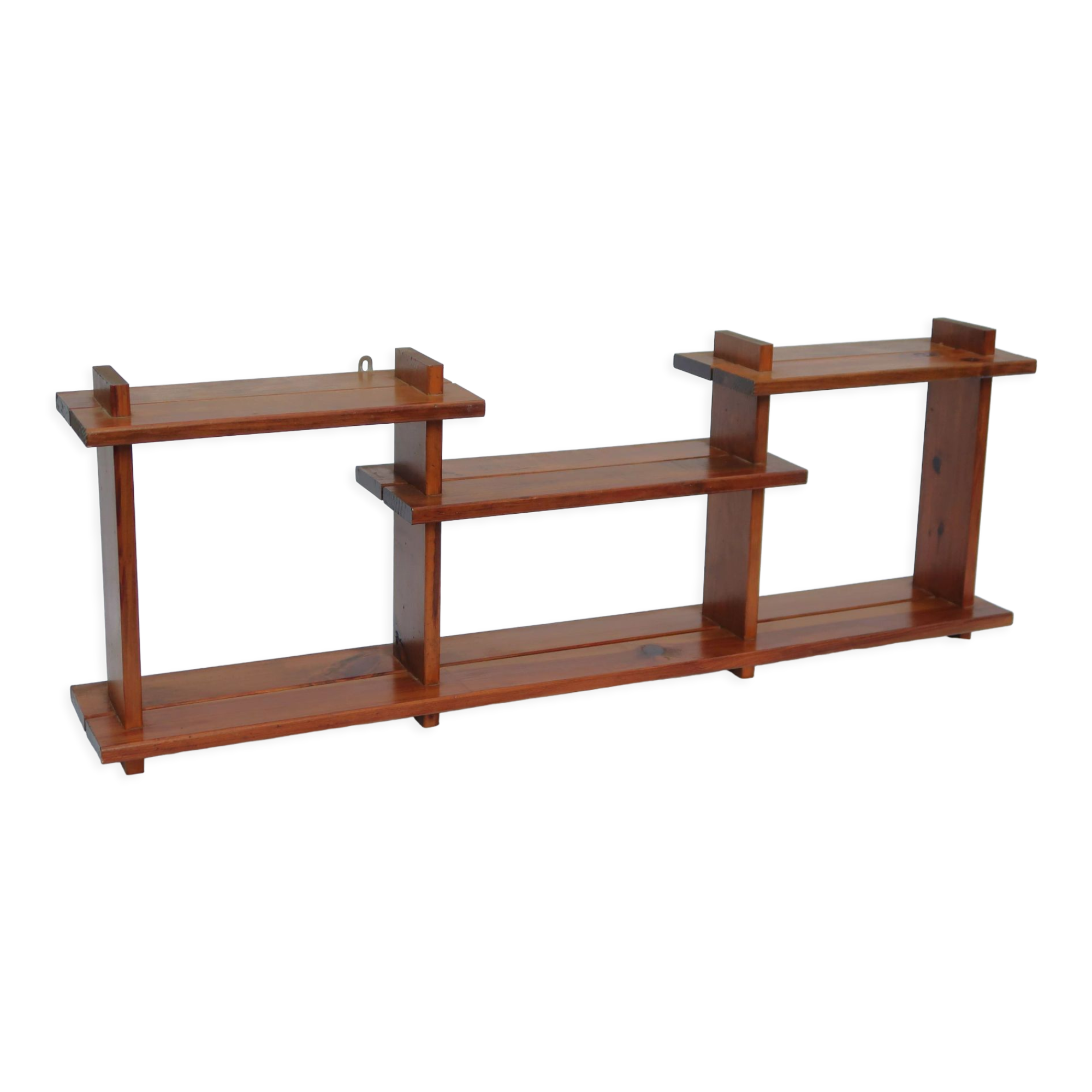 Vintage solid pine wall shelf