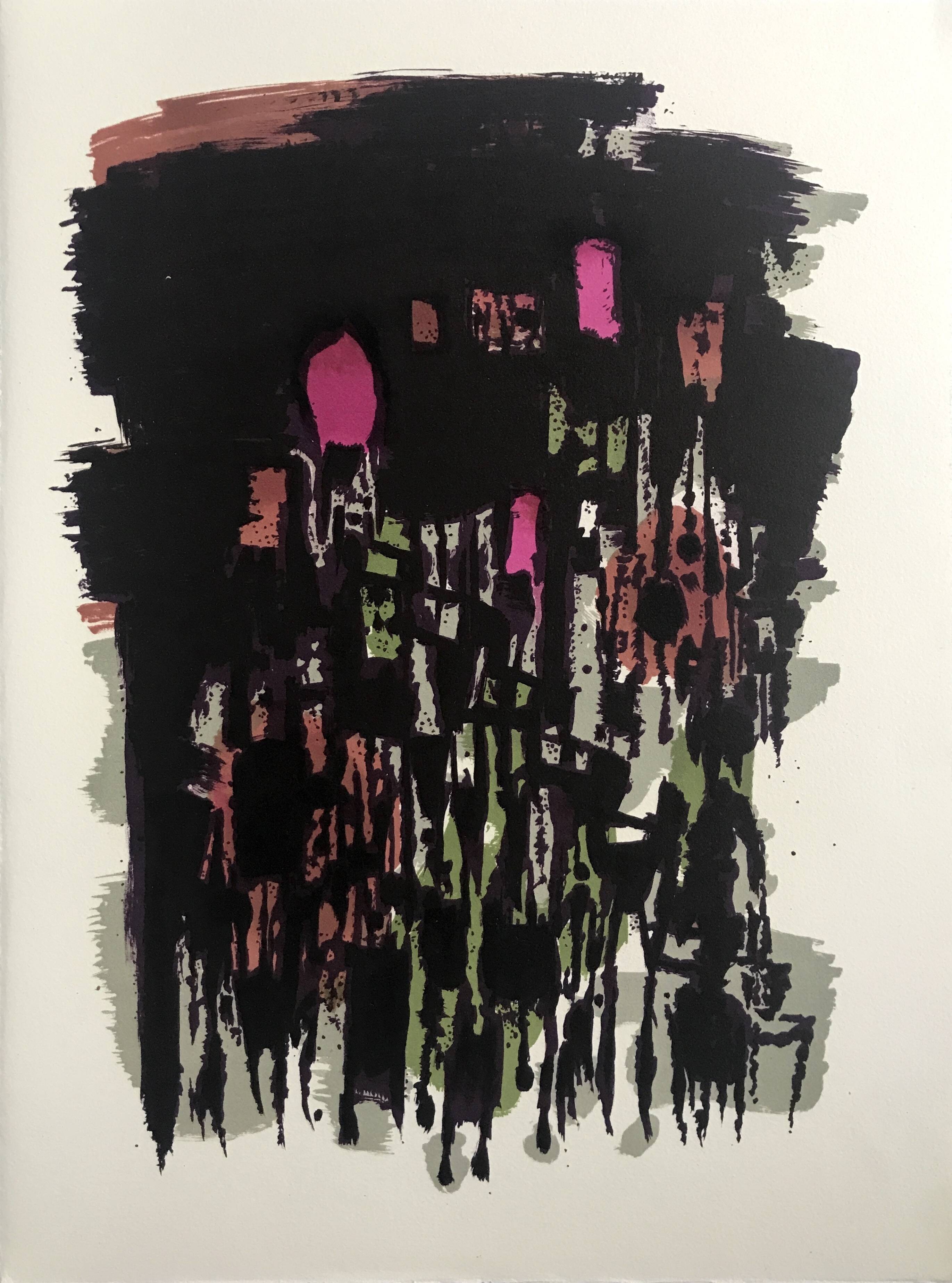 Alfred MANESSIER, Capernaum, 1978. Original lithograph